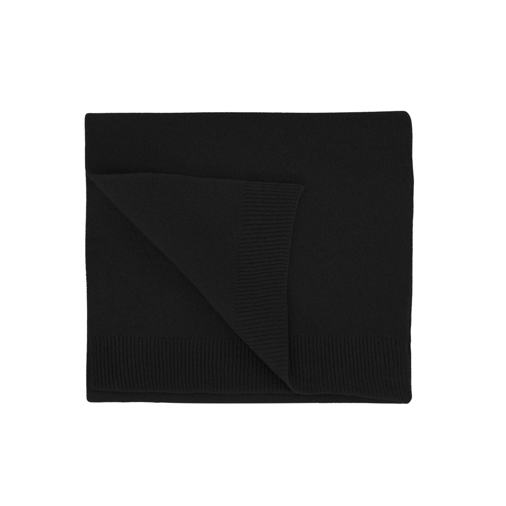 COLORFUL STANDARD Merino Wool Scarf deep black