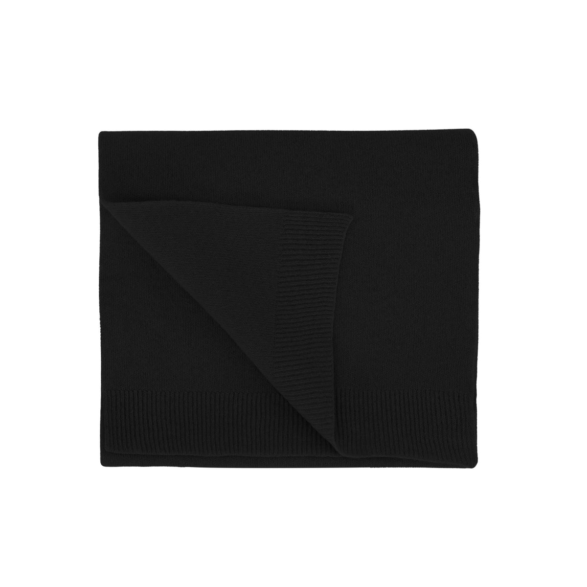 COLORFUL STANDARD Merino Wool Scarf deep black