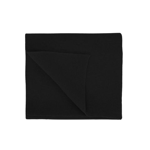 COLORFUL STANDARD Merino Wool Scarf deep black