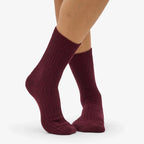 COLORFUL STANDARD Merino Wool Blend Sock oxblood red
