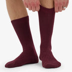 COLORFUL STANDARD Merino Wool Blend Sock oxblood red