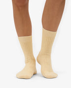 COLORFUL STANDARD Merino Wool Blend Sock soft yellow