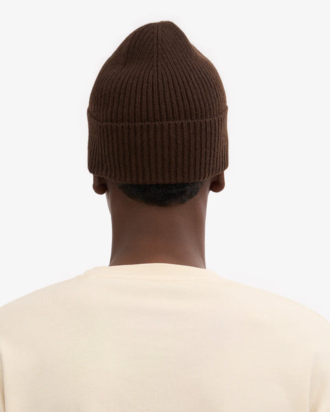 COLORFUL STANDARD Merino Wool Beanie coffee brown