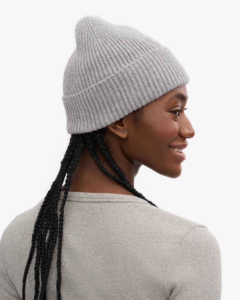 COLORFUL STANDARD Merino Wool Beanie heather grey