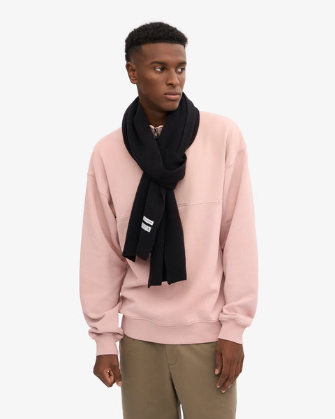 COLORFUL STANDARD Merino Wool Scarf deep black