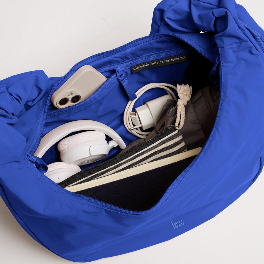 GOT BAG Moon Bag Ruffle - cobalt monochrome