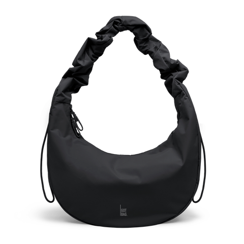 GOT BAG Moon Bag Ruffle - black monochrome