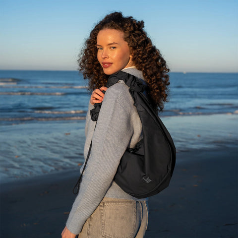 GOT BAG Moon Bag Ruffle - black monochrome