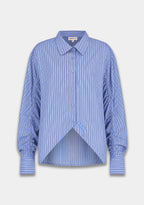 HARPER & YVE Ted Bluse I Blau gestreift