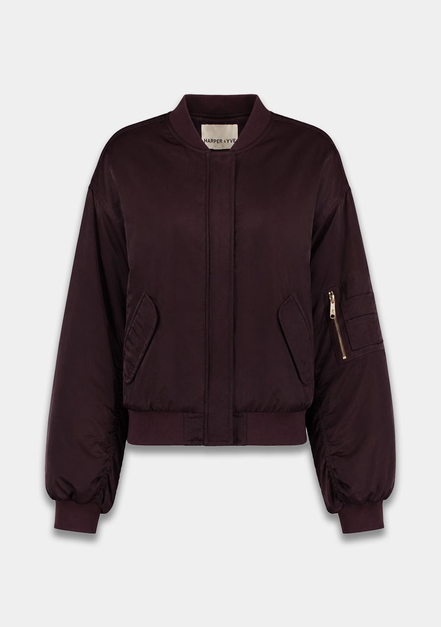 HARPER & YVE Lenora Bomber Jacket I Huckleberry