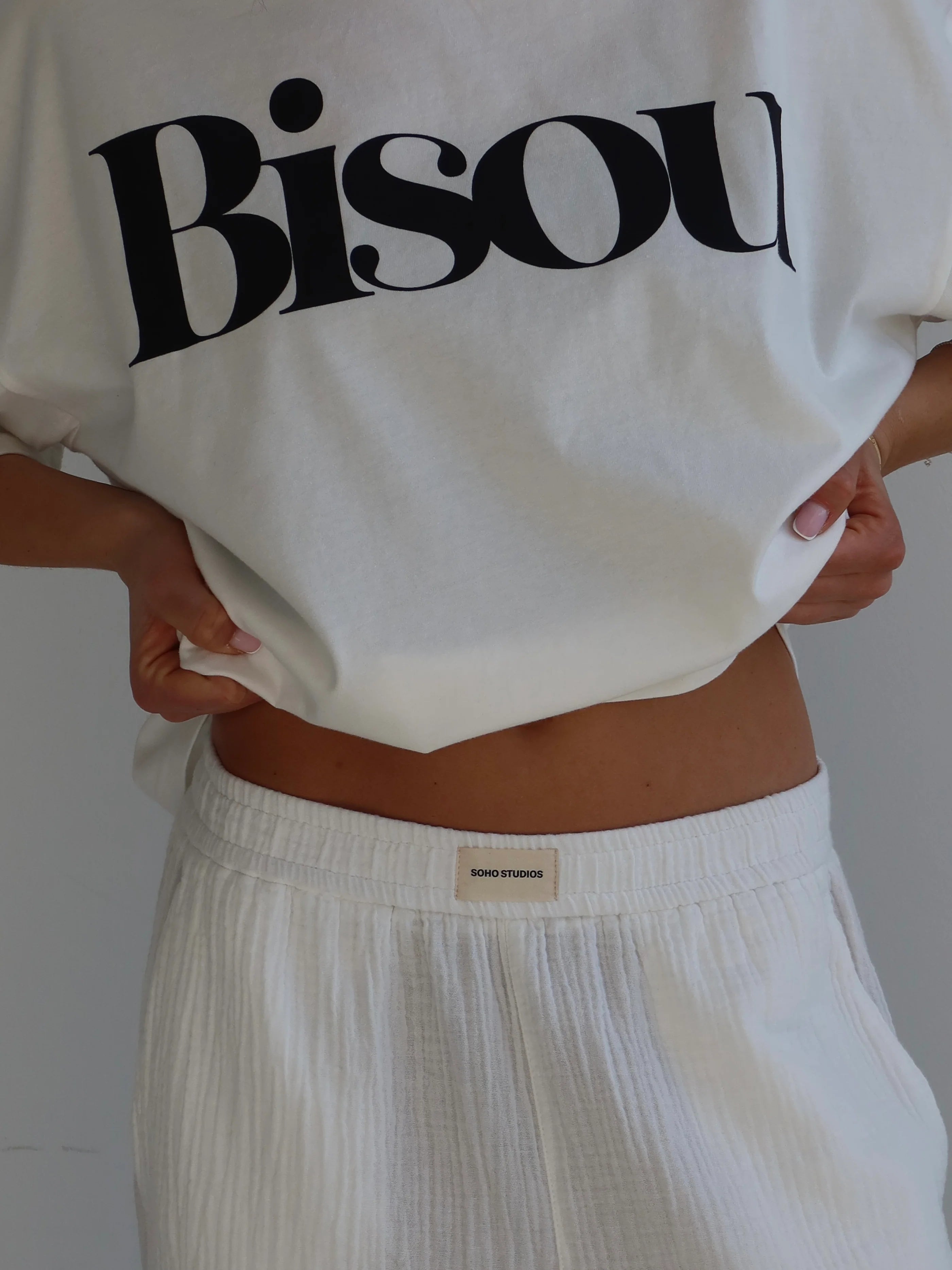 HEY SOHO BISOU T-SHIRT off-white