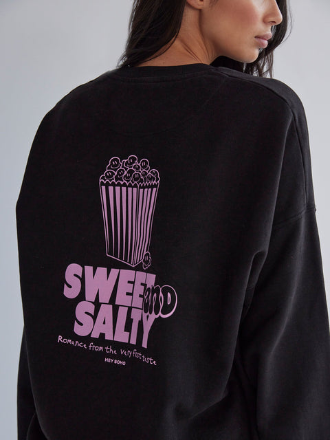 HEY SOHO POPCORN Sweater schwarz