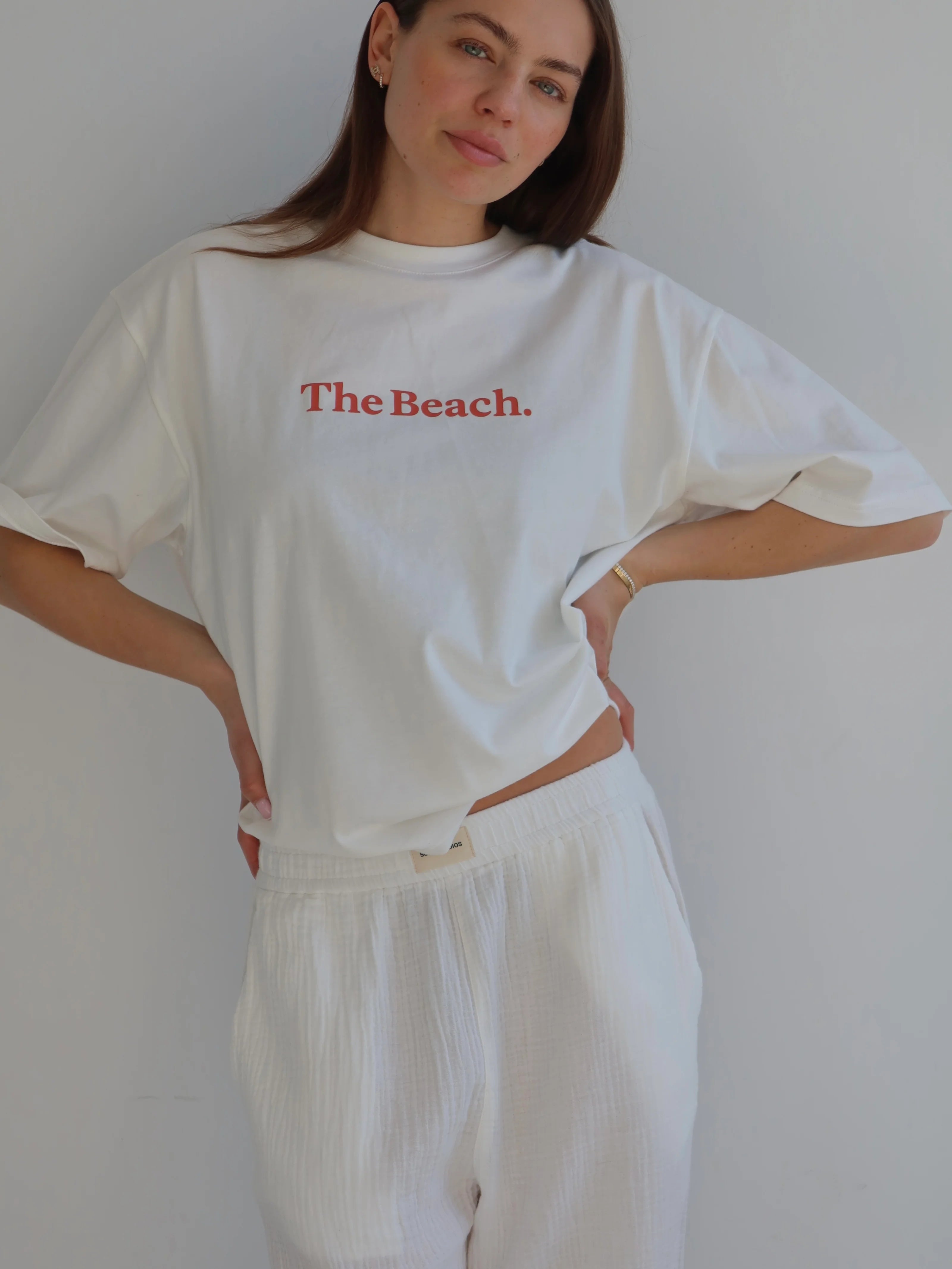 HEY SOHO THE BEACH T-SHIRT off-white