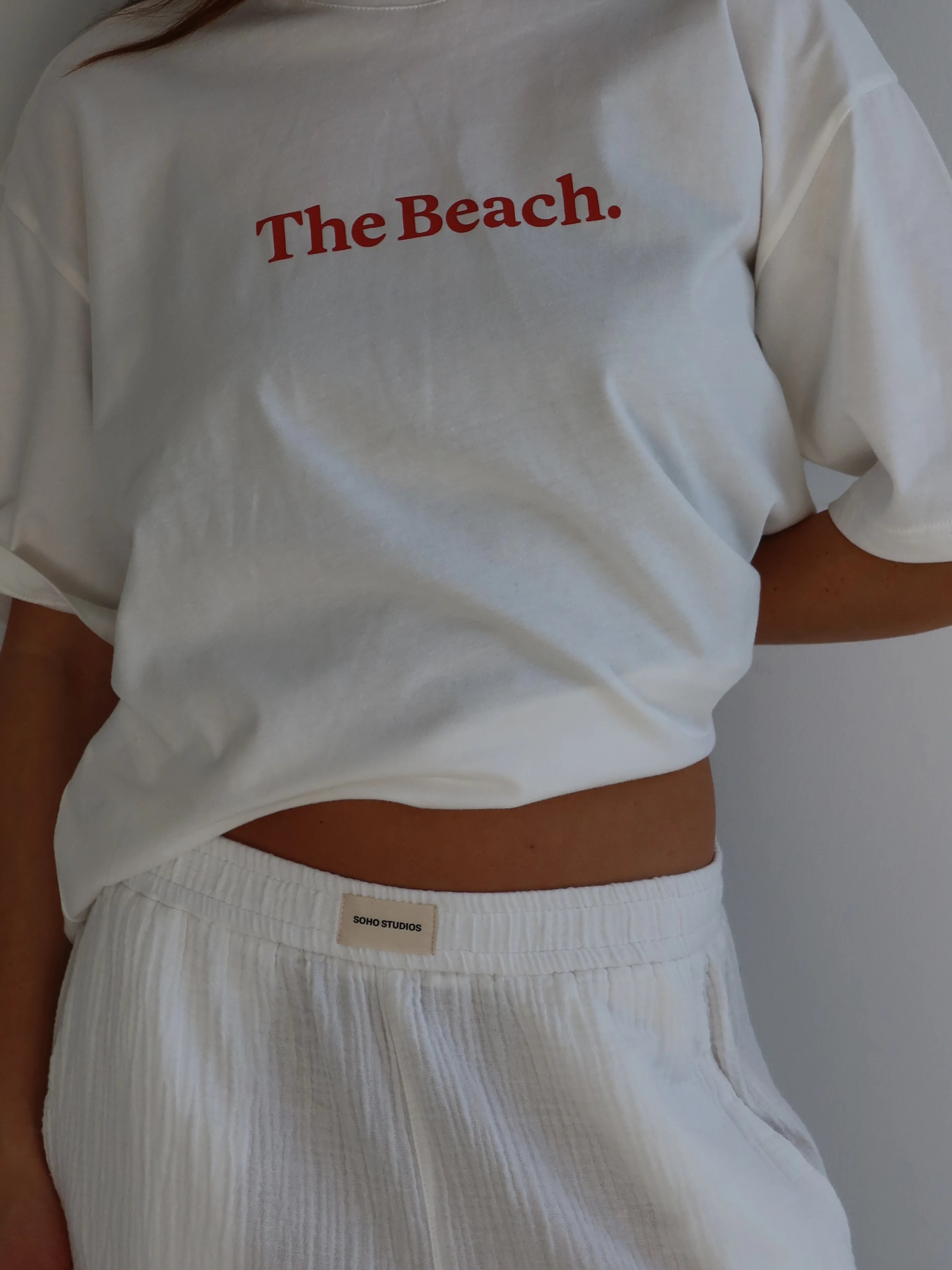 HEY SOHO THE BEACH T-SHIRT off-white