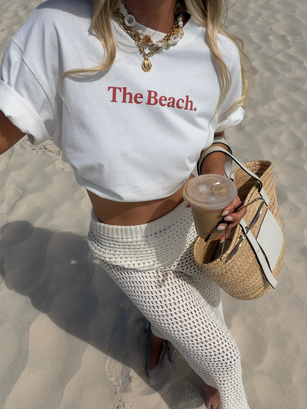 HEY SOHO THE BEACH T-SHIRT off-white