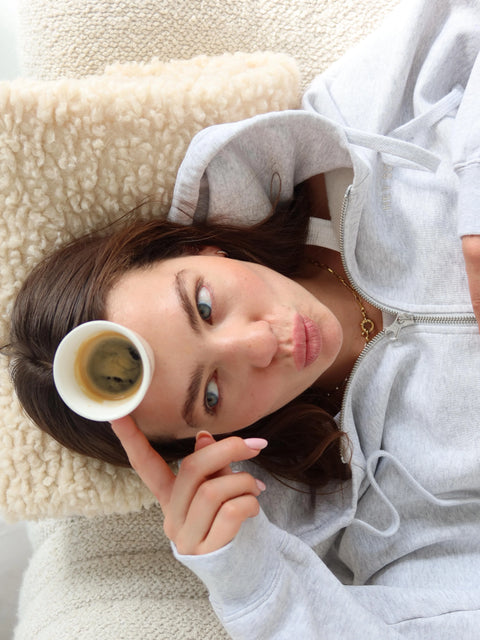 HEY SOHO BASIC SWEATJACKET light grey melange