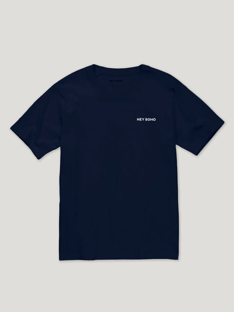 HEY SOHO BUONGIORNO T-Shirt navy/white