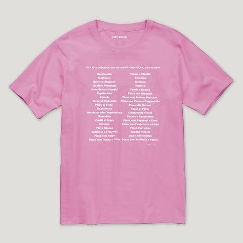 HEY SOHO PIZZA RECIPES T-Shirt pink