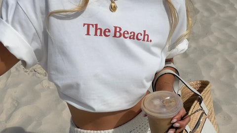 HEY SOHO THE BEACH T-SHIRT off-white