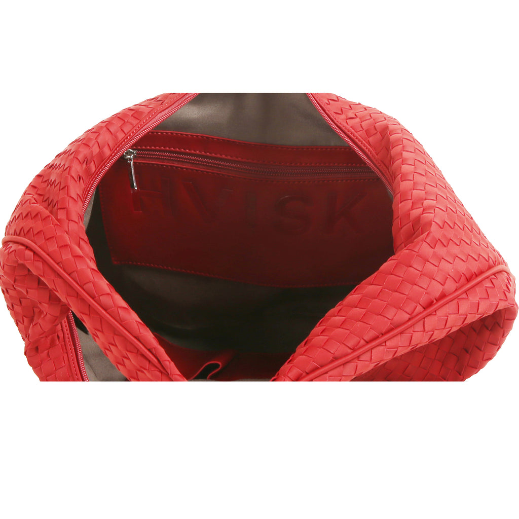 HVISK Haze Braided Neoprene - scarlet red
