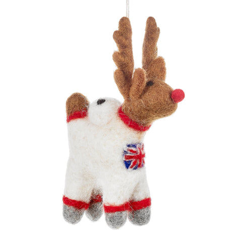 Handmade Felt Reindeer Astronaut Christmas Decoration Astronaut
