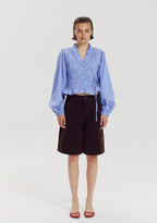 HARPER & YVE Debby Bluse I Blau gestreift