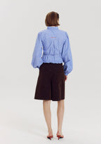 HARPER & YVE Debby Bluse I Blau gestreift