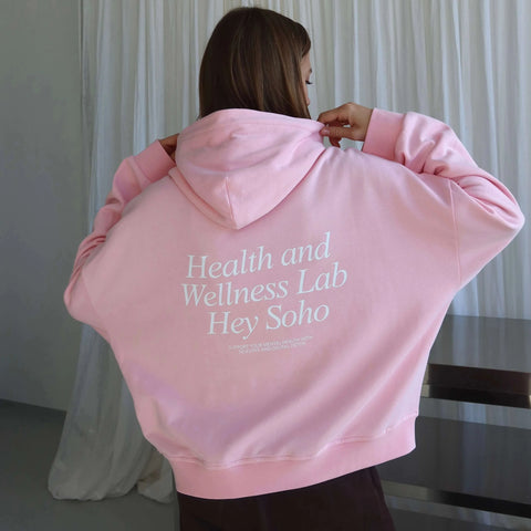 HEY SOHO HEALTH AND WELLNESS Hoodie vintage pink