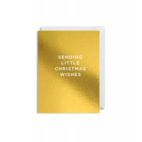 LAGOM DESIGN Minikarte CHRISTMAS WISHES X-MAS