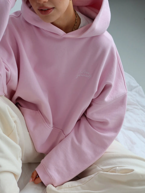 HEY SOHO LOVE YOURSELF Hoodie blush