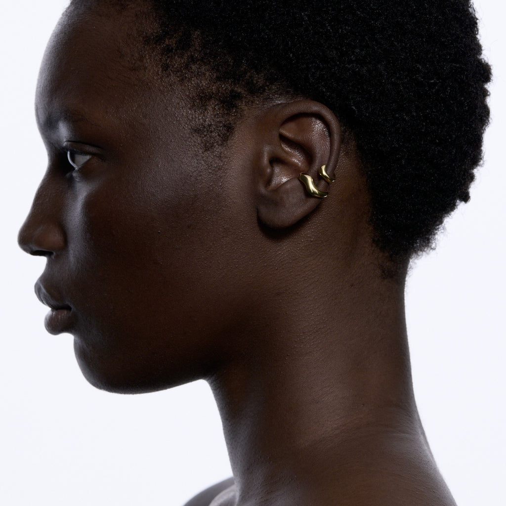 MARIA BLACK Sagene Ear Cuff gold