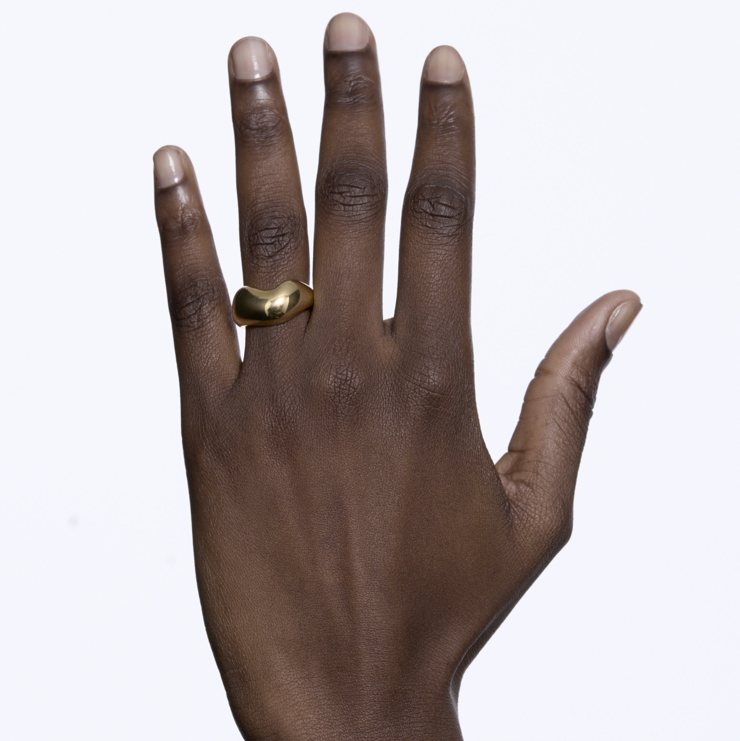MARIA BLACK Tryvann Ring gold