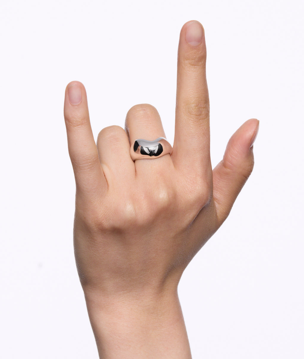 MARIA BLACK Tryvann Ring silber