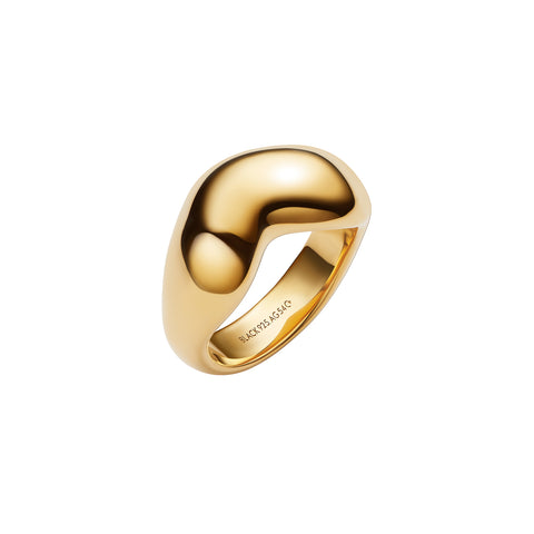 MARIA BLACK Tryvann Ring gold