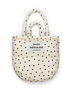 MADS NØRGAARD Light Ripstop Pillow AOP Bag - Dot AOP sweet corn
