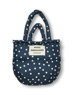 MADS NØRGAARD Light Ripstop Pillow AOP Bag - Dot AOP sky captain