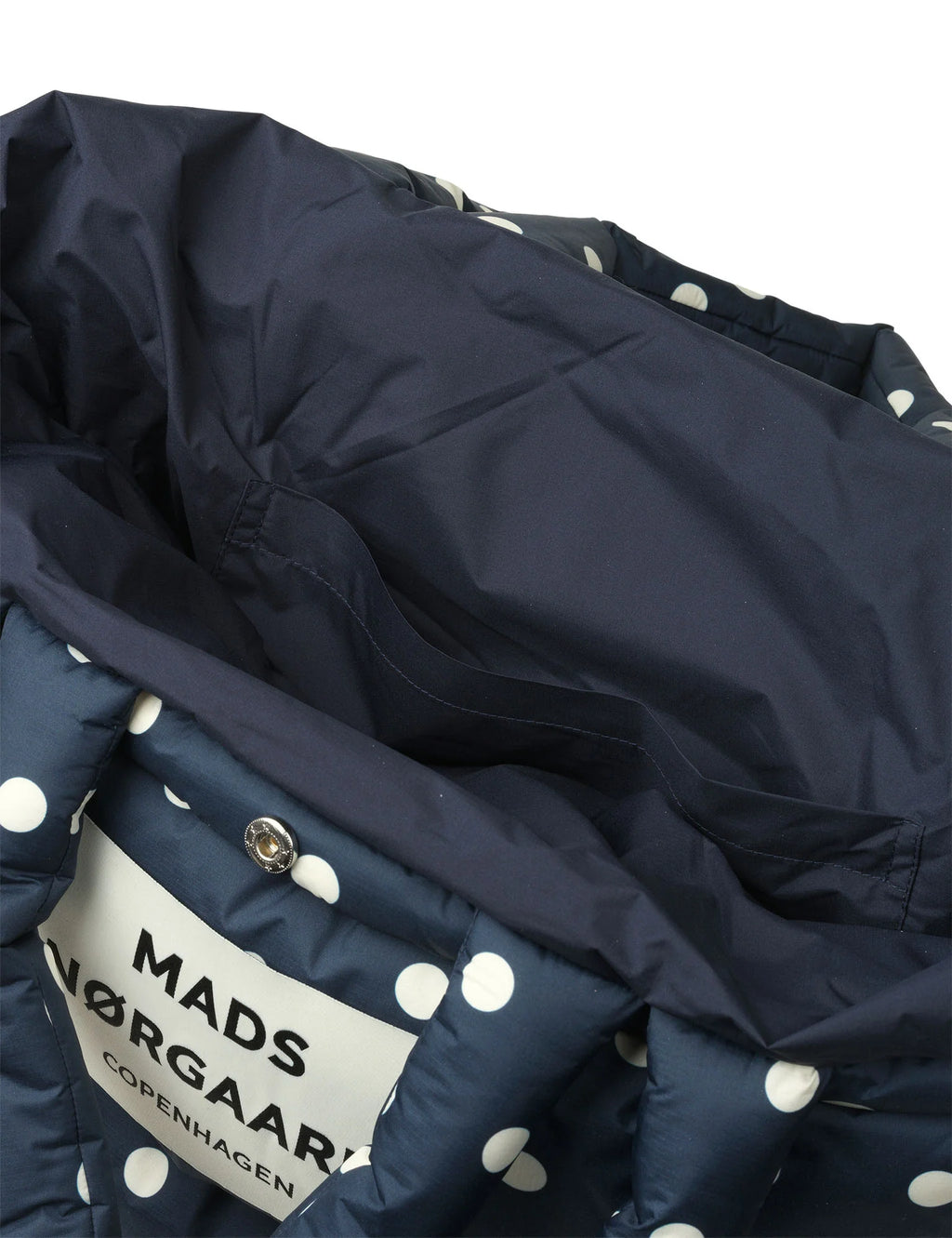 MADS NØRGAARD Light Ripstop Pillow AOP Bag - Dot AOP sky captain