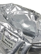 MADS NØRGAARD Metallic Nylon Pillow Bag - silver