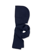 MADS NØRGAARD One Wool Freja Hooded Scarf - sky captain