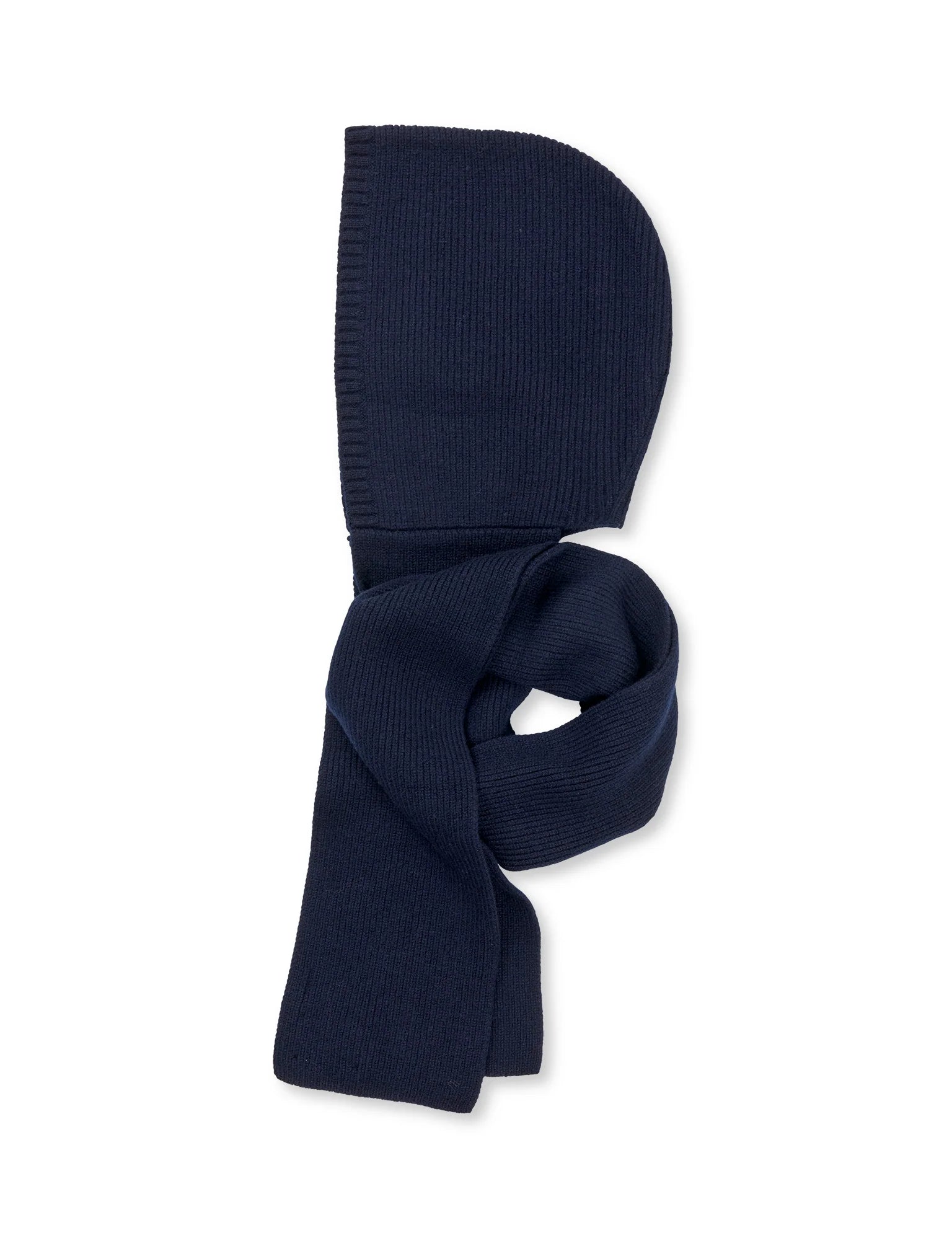 MADS NØRGAARD One Wool Freja Hooded Scarf - sky captain