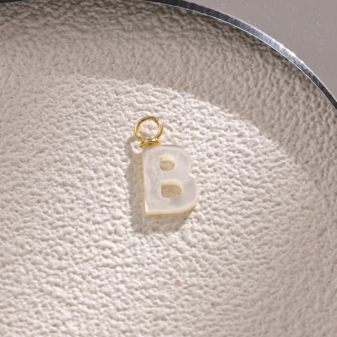 MaisonLeBo Mother of Pearl Letter Charms