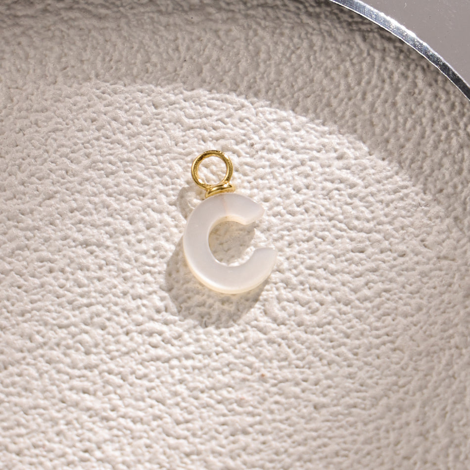 MaisonLeBo Mother of Pearl Letter Charms
