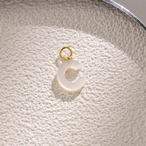 MaisonLeBo Mother of Pearl Letter Charms