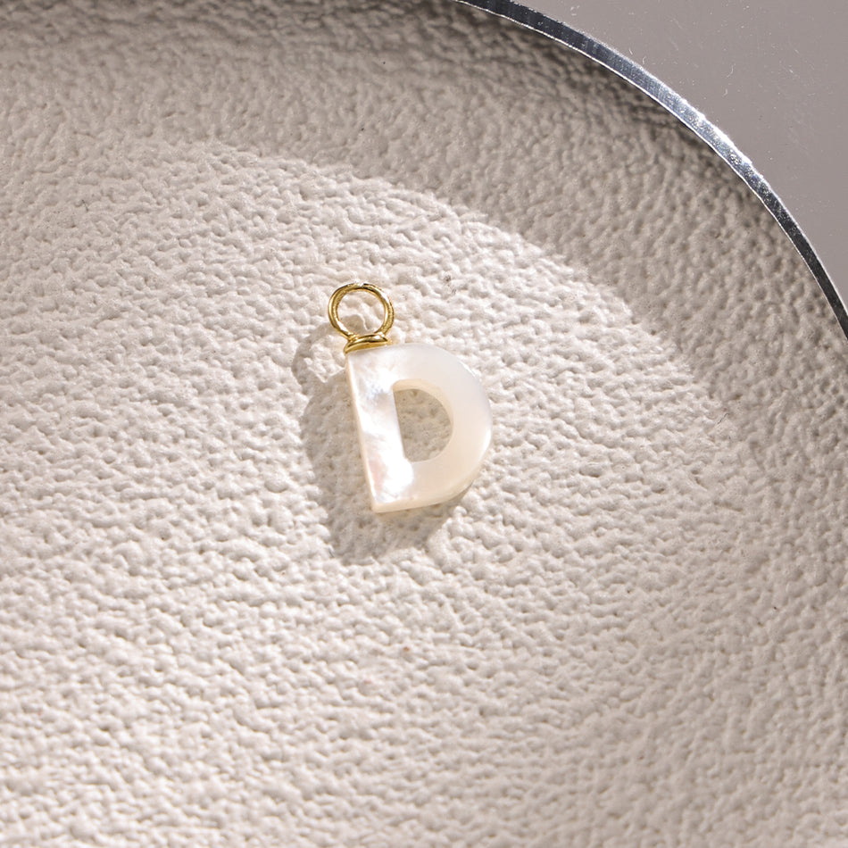 MaisonLeBo Mother of Pearl Letter Charms