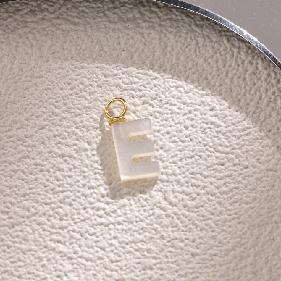 MaisonLeBo Mother of Pearl Letter Charms