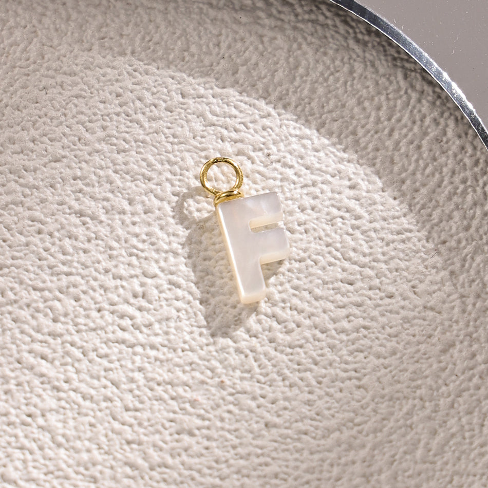 MaisonLeBo Mother of Pearl Letter Charms