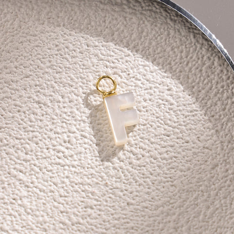 MaisonLeBo Mother of Pearl Letter Charms