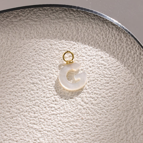 MaisonLeBo Mother of Pearl Letter Charms