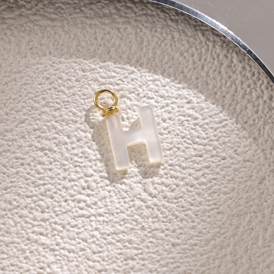 MaisonLeBo Mother of Pearl Letter Charms