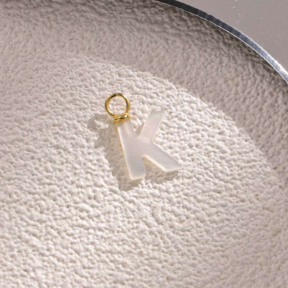 MaisonLeBo Mother of Pearl Letter Charms